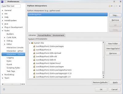 Linux: Pydev - Preparando o Eclipse para o Python