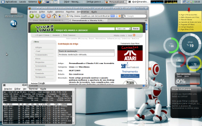 Linux: Personalizando o Ubuntu 9.04 com Screenlets