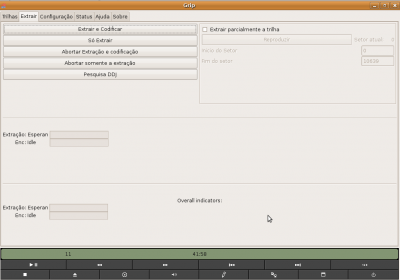 Linux: GRIP - extrair faixa 