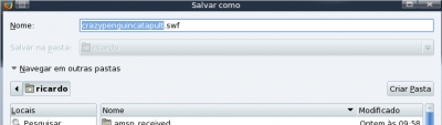 Salvando jogos em flash para seu pc