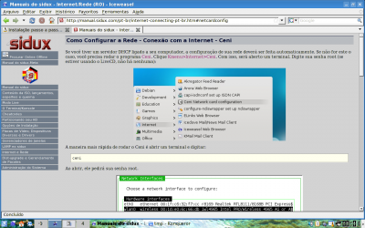 Linux: Ceni - aplicativo do sidux muito prático e fácil para configurar rede