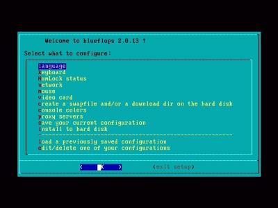 Mais uma distro minimalista: BLUEFLOPS