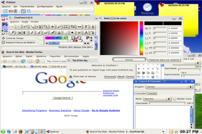 linux online e portatil