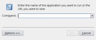 KDE: Iniciando programas