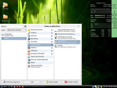 Instalando o Tasty Menu no ArchLinux