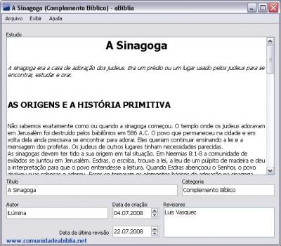 aBíblia Software 1.1.2 + Pacote de Estudos Bíblicos