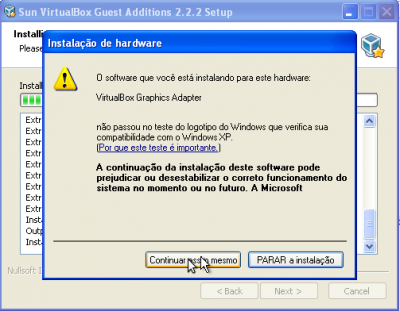 Linux: Compartilhamento de pastas no VirtualBox