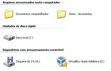 Linux: Compartilhamento de pastas no VirtualBox